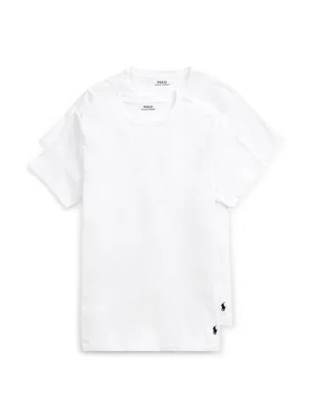 Тениска Polo Ralph Lauren 2 броя мъжка с изчистен дизайн бяло