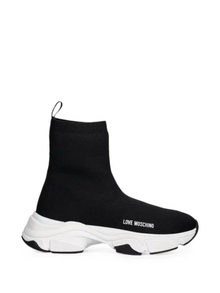 Sneakerși Love Moschino cu imagine negru