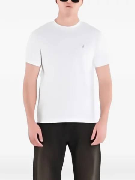 Tricou Allsaints cu decolteu rotund alb