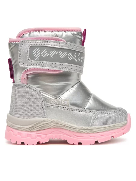 Дутики Garvalin серебряные