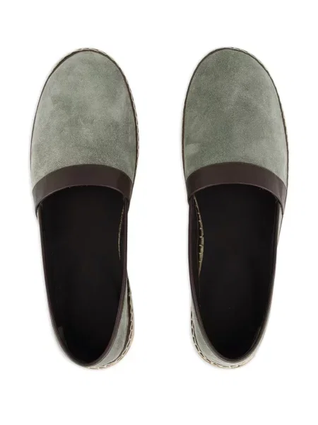 Espadrile Manolo Blahnik din piele de căprioară verde