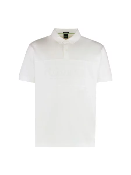 Koszulka polo Boss biała