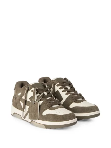 Sneakerși Off-white business alb