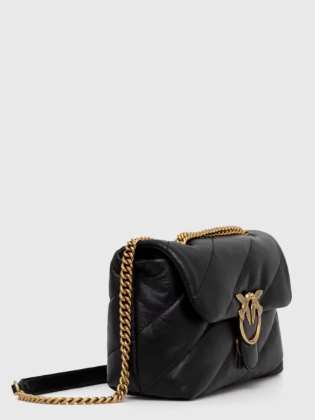 Шкіряна сумочка Pinko чорний