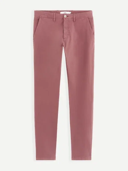 Pantaloni chino Celio roz