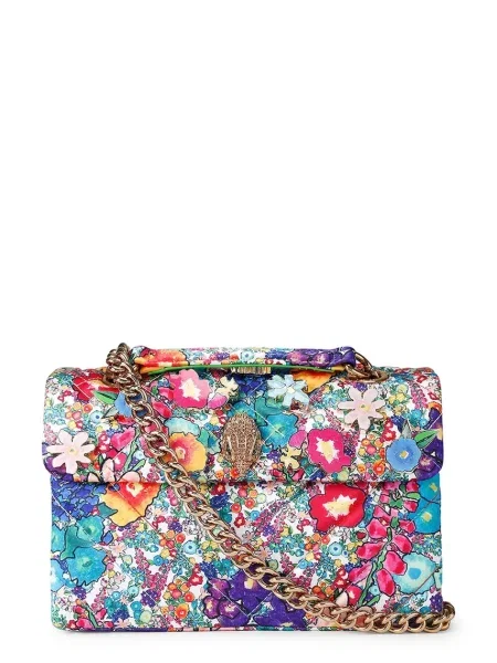 Torebka crossbody Kurt Geiger z kamieniami zielona