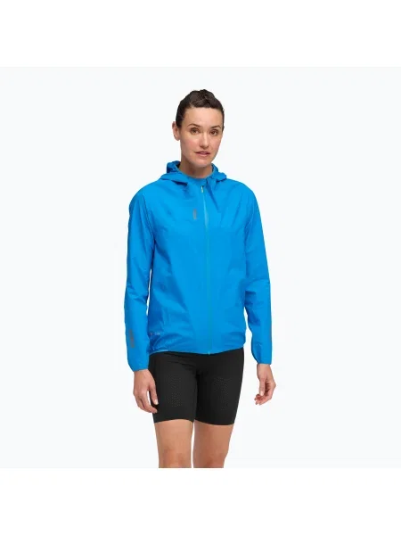 Geacă de alergare pentru femei HOKA Skybreeze Waterproof GTX hoka blue albastru