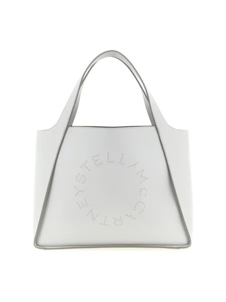 Shopperka Stella Mccartney z logo szara