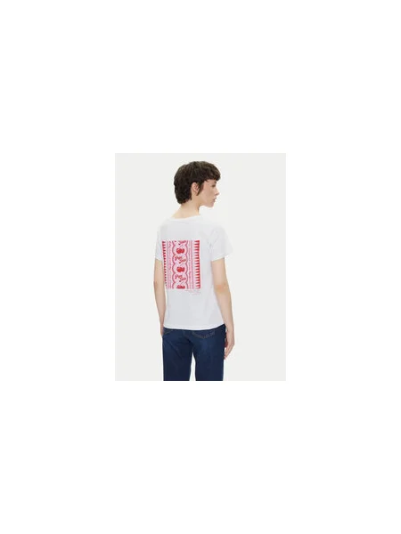 Pepe Jeans Póló Rosey Regular Fit fehér