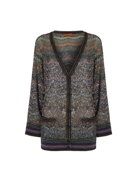 Wielobarwność kardigan Missoni