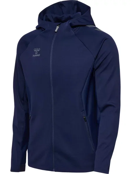 Bluza dresowa z kapturem Hummel Cima niebieska