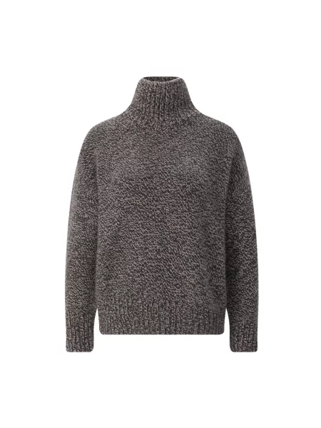 Sweter z golfem Iris Von Arnim z kaszmiru szary