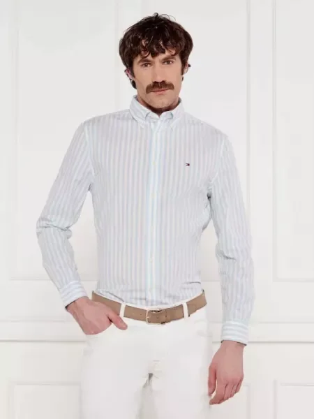 Tommy Hilfiger Cămașă FLEX albastru