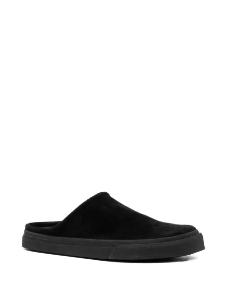 Papuci tip mules James Perse din piele de căprioară negru