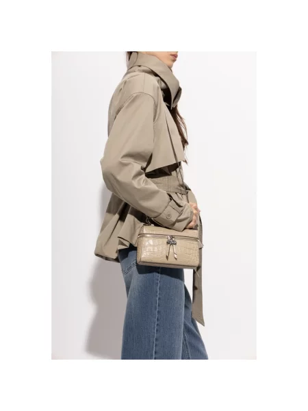 Tory Burch torebka crossbody skórzana Romy zielona