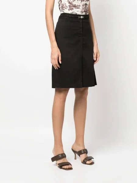Áčkové sukně Dolce & Gabbana Pre-owned s autogramem černé