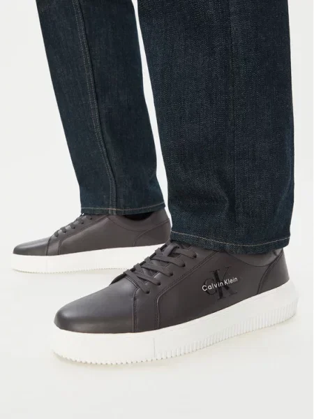 Calvin Klein Laisvalaikio batai Chunky Cupsole Mono Lth ruda
