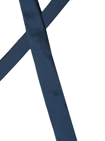 Μεταξωτή πουά γραβάτα Roberto Clerici μπλε