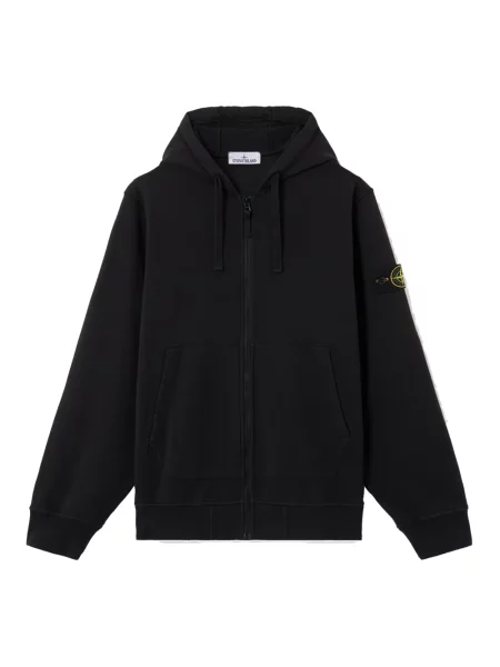 Bluza z kapturem Stone Island z kapturem z kamieniami czarna