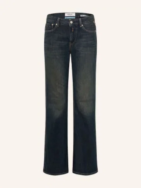 Replay Jeansy Flared Jance blau niebieskie