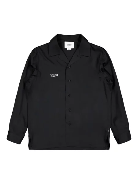 Cămașă Wtaps din țesătură twill negru
