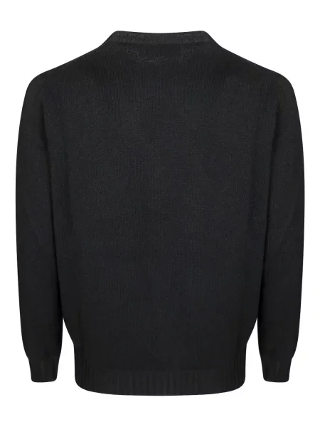 Пуловер Filippo De Laurentiis с кръгло деколте черно