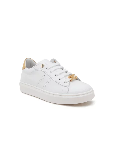 Elisabetta Franchi Bőr sneakers tornacipő la mia bambina fekete