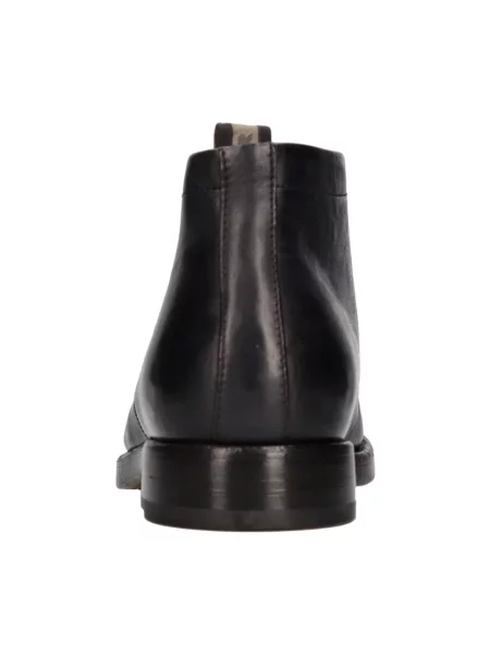 Buty do kostki Rossi skórzane niebieskie