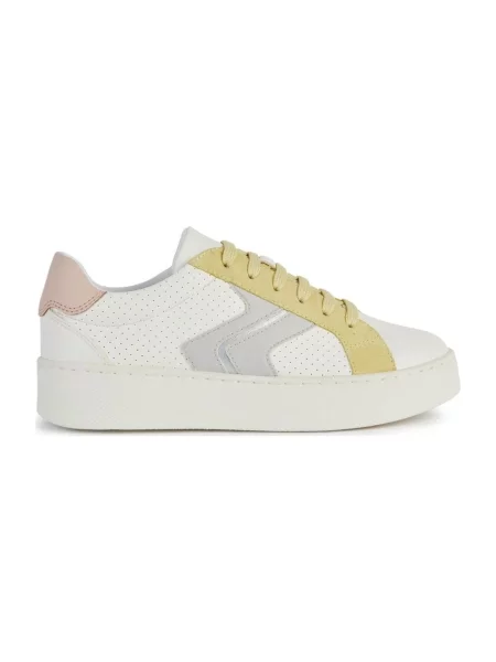 Sneakersy Geox białe