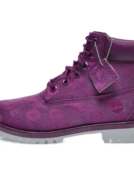 Dětské kotníkové boty Timberland fialové