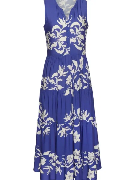 LASCANA Rochie albastru gențiană alb