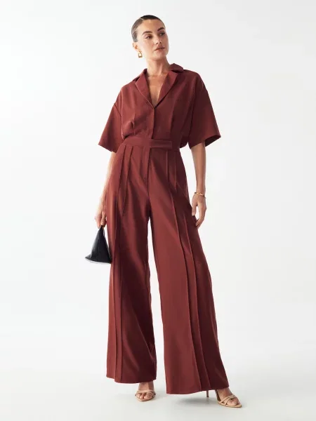 BWLDR Kombinezon Ria temno rdeča
