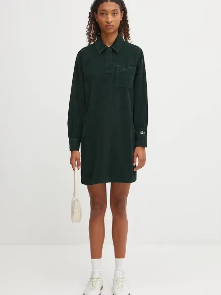 Вельветова сукня Lacoste