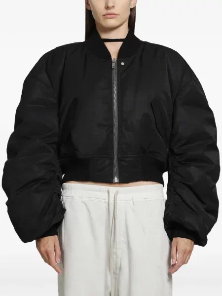 Decupat geacă bomber Rick Owens negru