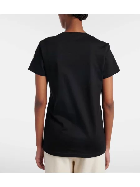 Tricou Moncler din jerseu negru