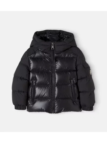 Gyerek pehelydzseki Moncler Enfant fekete