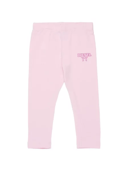 Legginsy dziecięce Diesel różowe