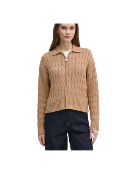 Kardigan Tommy Hilfiger beżowy