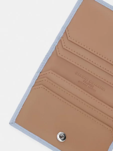 Gianni Chiarini etui na karty skórzane niebieski
