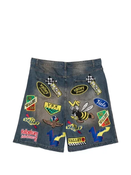 Pantaloni scurți Vale cu cordon albastru