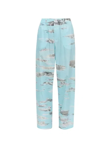 Pantaloni Moschino cu imagine albastru