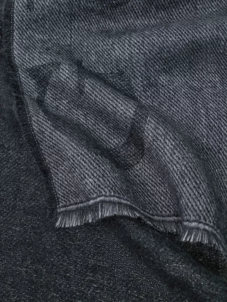 Жакардовий шарф Guess сірий