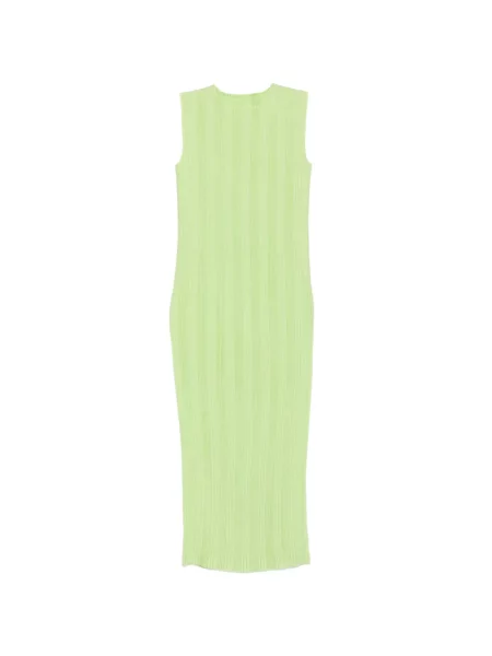 Rochie mini Issey Miyake fără mâneci verde