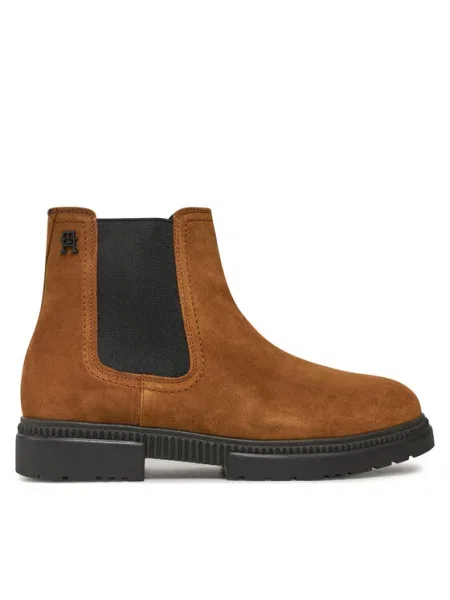 Sztyblety Tommy Hilfiger brązowe