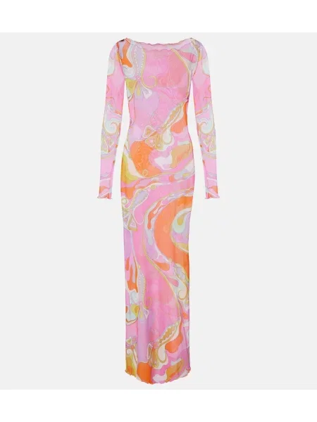 Rochie maxi Pucci din tul