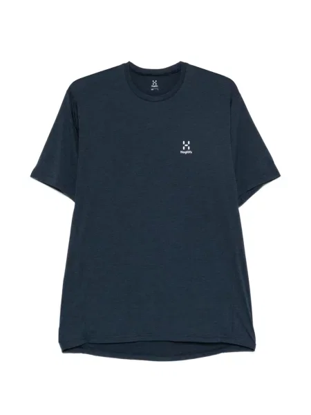 Scurt tricou Haglöfs cu imagine albastru
