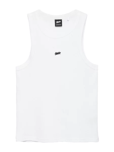 Pull&Bear Tricou STWD negru alb