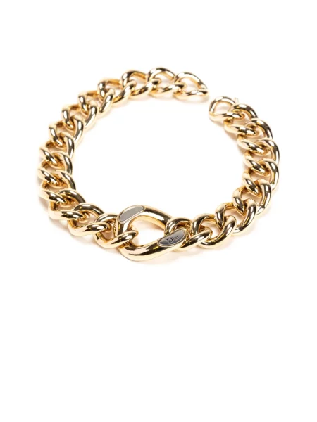 Naszyjnik Dior żółty