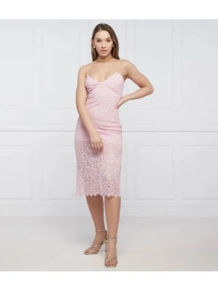 Patrizia Pepe De dantelă rochie roz
