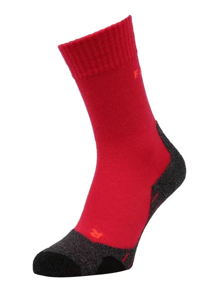 FALKE Șosete sport roșu negru
